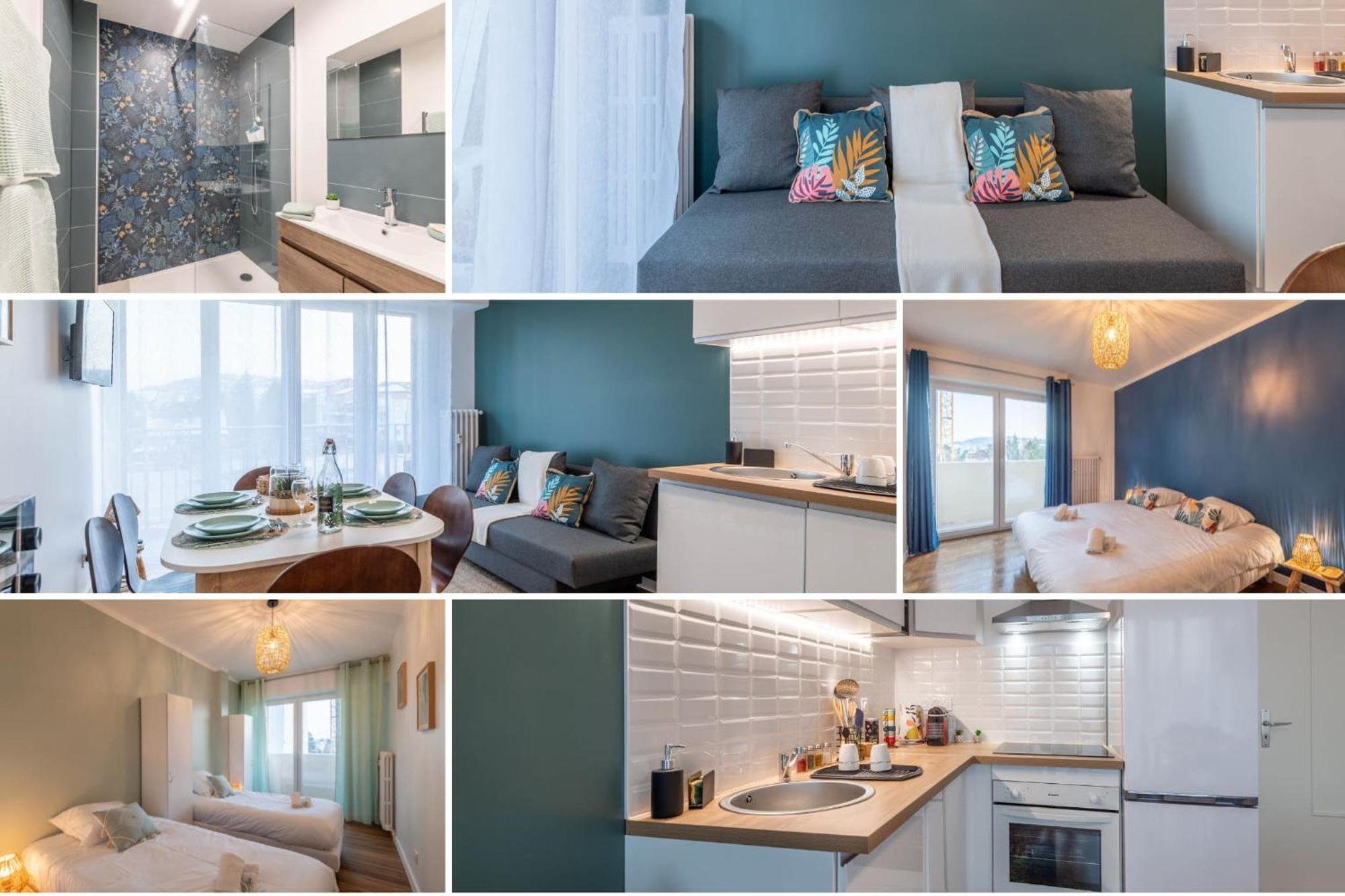Apartment Homey Lotus - Proche Gare, Balcon Prive, Wifi